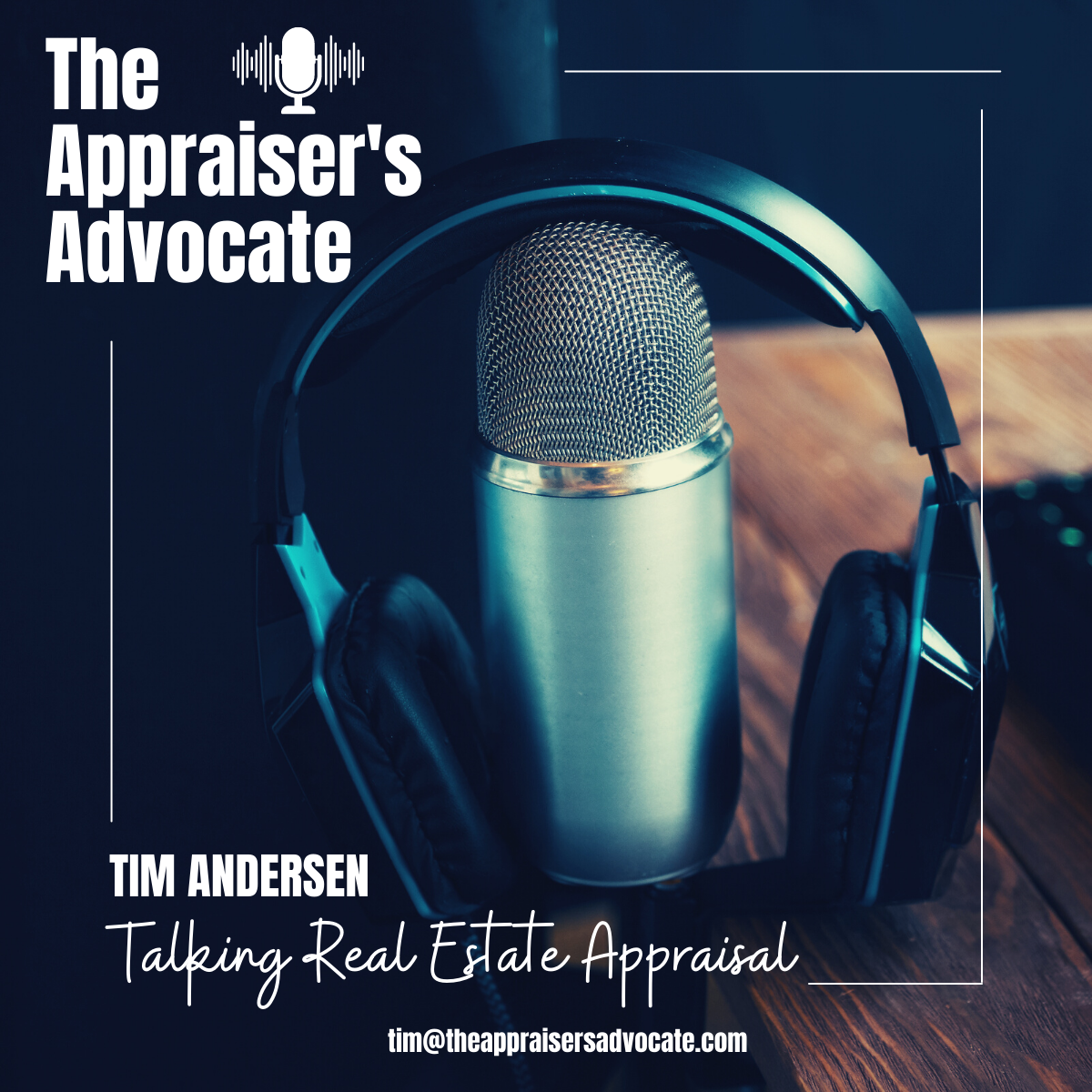 The Appraiser's Advocate Tim Anderson is a wealth of knowledge when it comes to the appraiser profession. A must listen to podcast for appraisers. 